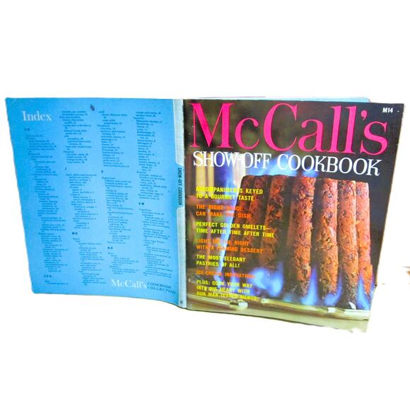 McCall's Show-off Cookbook 1965 Gourmet Cooking, Omelets, Flaming Desserts - Picture 6 of 6